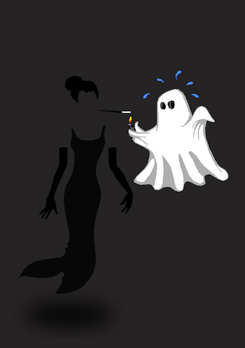 Cartoon: Ghosts... (medium) by berk-olgun tagged ghosts