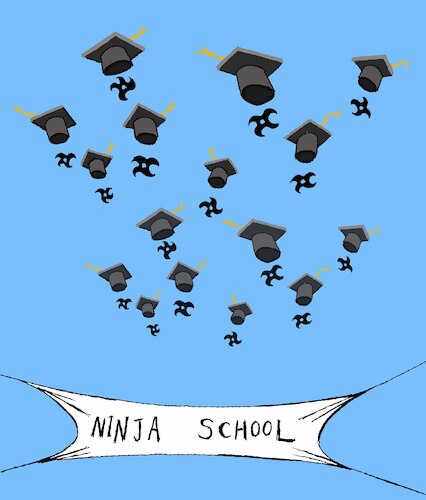 Cartoon: Graduation... (medium) by berk-olgun tagged graduation