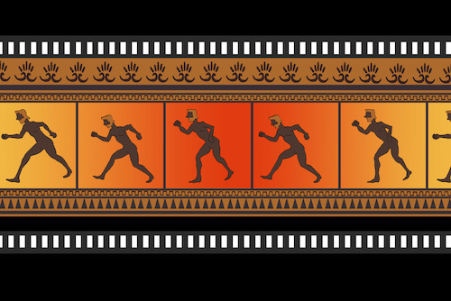 Cartoon: Greek Vase Movie... (medium) by berk-olgun tagged greek,vase,movie