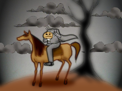 Headless Horseman.. By berk-olgun | Media & Culture Cartoon | TOONPOOL