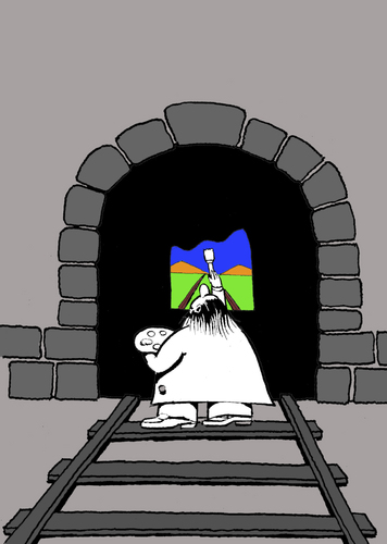 Cartoon: HOPE... (medium) by berk-olgun tagged hope