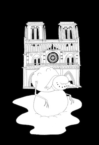 Cartoon: Hunchback... (medium) by berk-olgun tagged hunchback