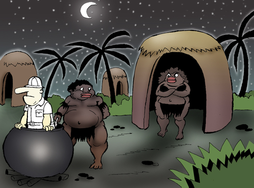 Cartoon: Hungry in the Night... (medium) by berk-olgun tagged hungry,in,the,night