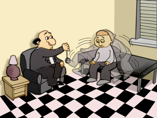 Cartoon: Hypnosis.. (medium) by berk-olgun tagged hypnosis