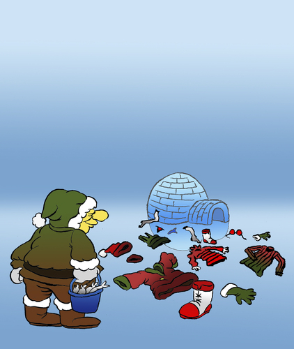 Cartoon: Ice  Wide Shut... (medium) by berk-olgun tagged ice,wide,shut