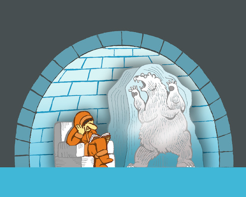 Cartoon: Igloo... (medium) by berk-olgun tagged igloo