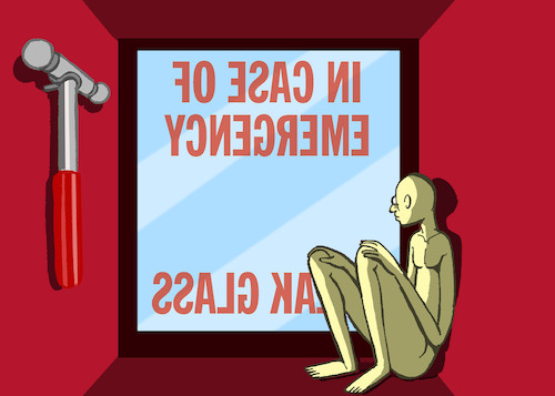 Cartoon: In Case Of Emergency... (medium) by berk-olgun tagged in,case,of,emergency