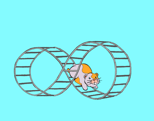 Cartoon: Infinity... (medium) by berk-olgun tagged hamster