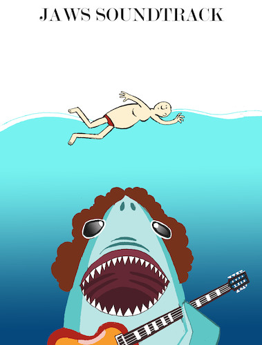 Cartoon: Jaws... (medium) by berk-olgun tagged jaws