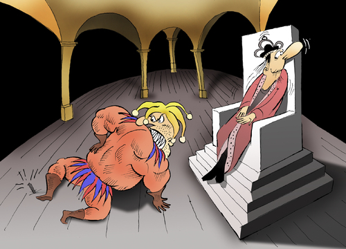Cartoon: Jester... (medium) by berk-olgun tagged jester