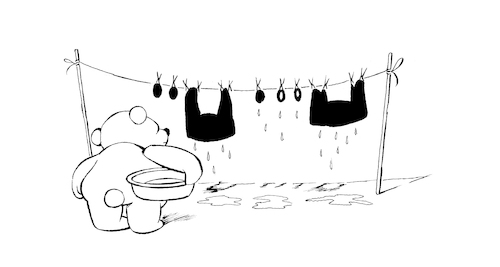 Cartoon: Laundry Day... (medium) by berk-olgun tagged laundry,day