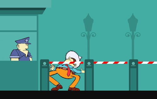 Cartoon: Limbo... (medium) by berk-olgun tagged limbo