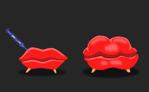 Cartoon: Lip Chair... (medium) by berk-olgun tagged lip,chair