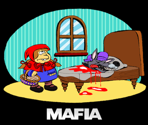 Cartoon: Mafia... (medium) by berk-olgun tagged mafia
