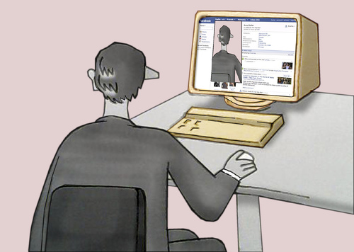 Cartoon: Magritte at Face.. (medium) by berk-olgun tagged magritte,face,at