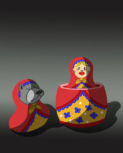 Cartoon: Matryoshka... (medium) by berk-olgun tagged matryoshka