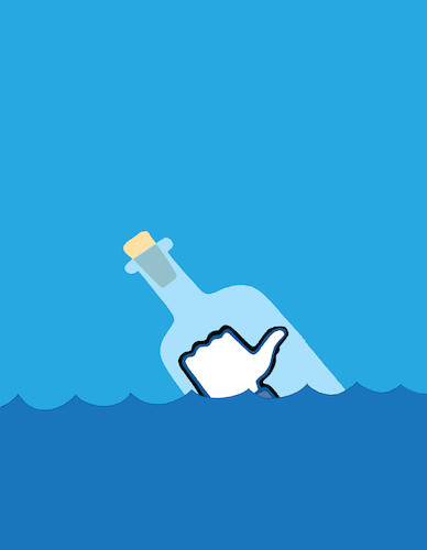 Cartoon: Message in a Bottle... (medium) by berk-olgun tagged message,in,bottle