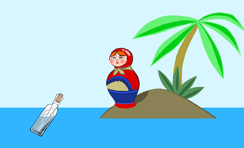 Cartoon: Messages in a Bottle... (medium) by berk-olgun tagged messages,in,bottle
