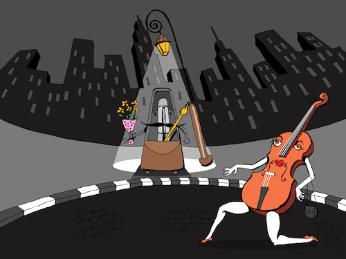 Cartoon: Metronome... (medium) by berk-olgun tagged metronome