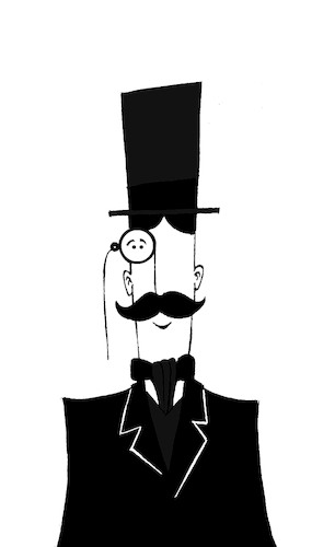 Cartoon: Monocle... (medium) by berk-olgun tagged monocle