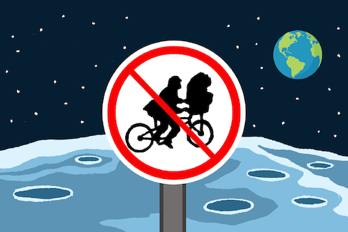 Cartoon: Moon... (medium) by berk-olgun tagged moon