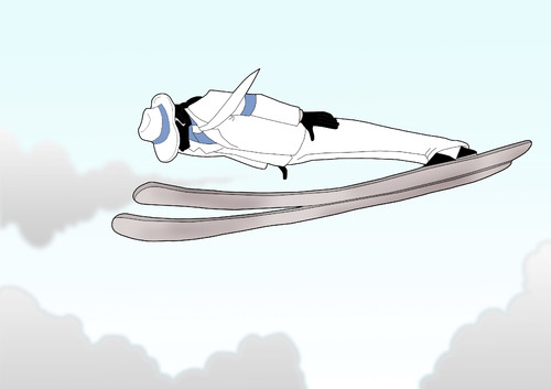 Cartoon: Moonflyer.. (medium) by berk-olgun tagged moonflyer