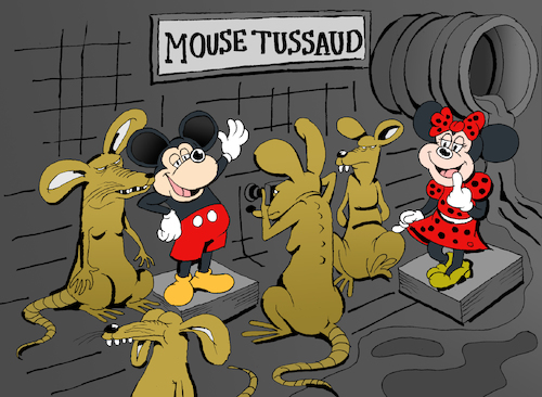 Cartoon: Mouse Tussaud... (medium) by berk-olgun tagged mouse,tussaud