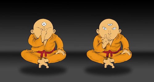 Cartoon: My Eyes on You... (medium) by berk-olgun tagged my,eyes,on,you