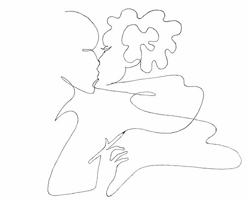 Cartoon: One Line Drawing... (medium) by berk-olgun tagged one,line,drawing