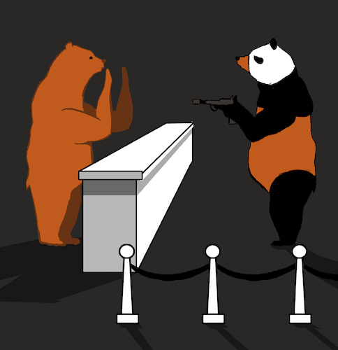 Cartoon: Panda Costume... (medium) by berk-olgun tagged panda,costume