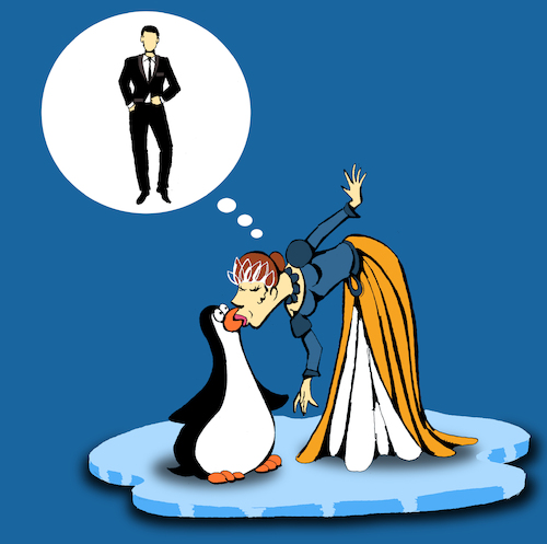 Cartoon: Penguin... (medium) by berk-olgun tagged penguin