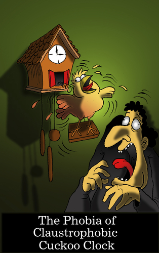 Cartoon: Phobia... (medium) by berk-olgun tagged phobia
