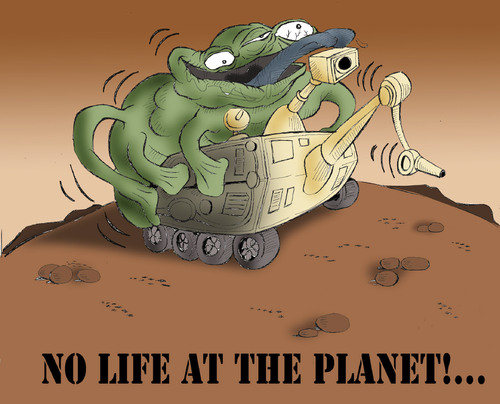 Cartoon: PLANET... (medium) by berk-olgun tagged planet