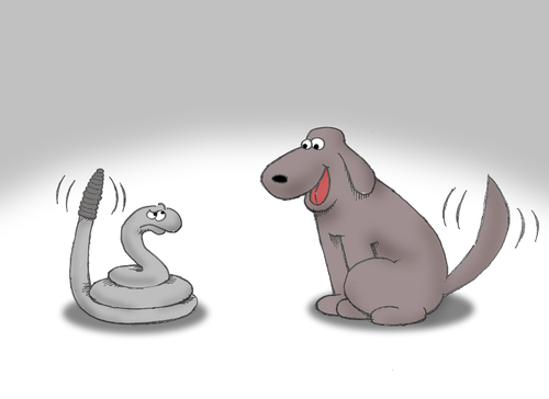 Cartoon: Point of Tail.. (medium) by berk-olgun tagged of,point,tail