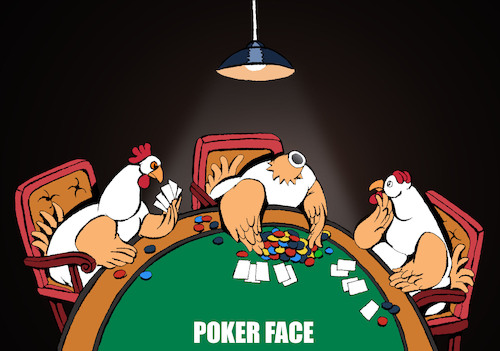 Cartoon: Poker Face... (medium) by berk-olgun tagged poker,face
