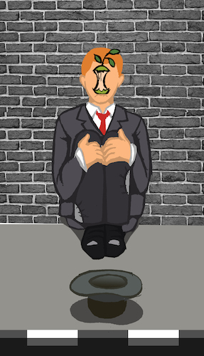 Cartoon: Poor Magritte... (medium) by berk-olgun tagged poor,magritte