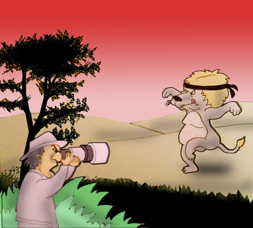 Cartoon: Poser.. (medium) by berk-olgun tagged poser