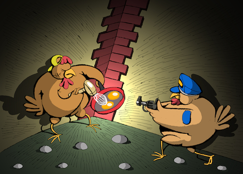 Cartoon: Public Enemy... (medium) by berk-olgun tagged public,enemy
