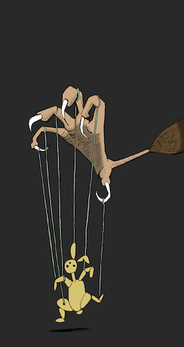 Cartoon: Puppet... (medium) by berk-olgun tagged puppet