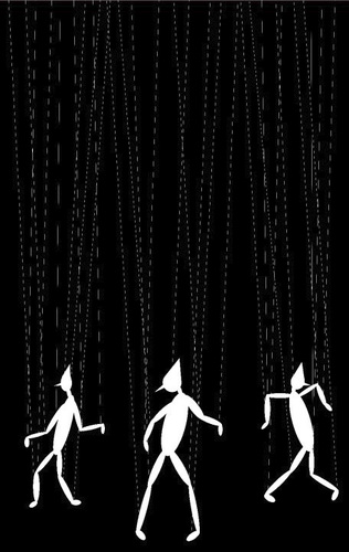 Cartoon: Puppets.. (medium) by berk-olgun tagged puppets
