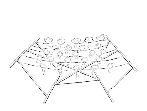 Cartoon: Rain... (medium) by berk-olgun tagged rain