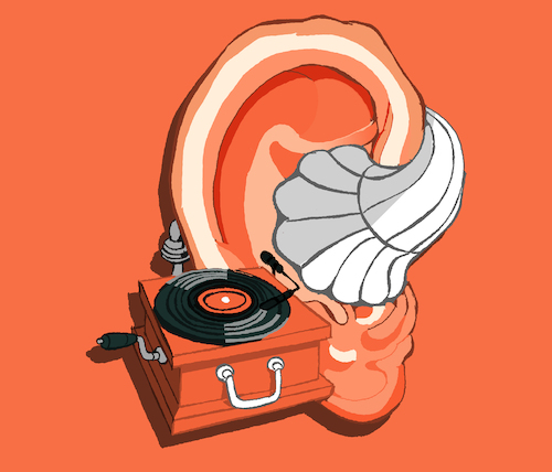 Cartoon: Record Player... (medium) by berk-olgun tagged record,player