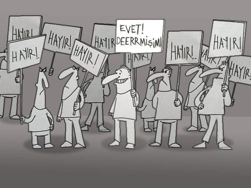 Cartoon: Referandum.. (medium) by berk-olgun tagged referandum