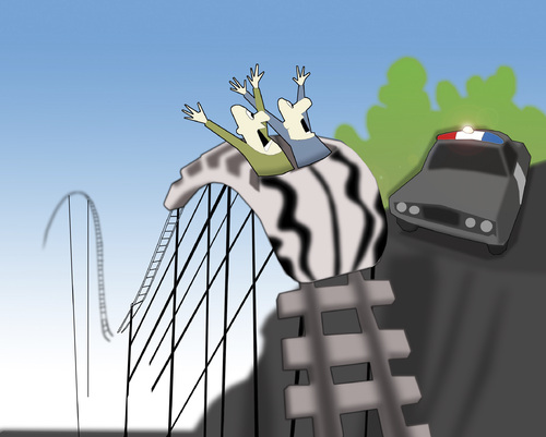 Cartoon: Roller Coaster.. (medium) by berk-olgun tagged roller,coaster