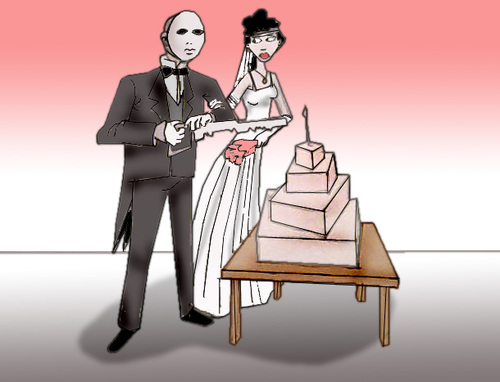 Cartoon: Romanticism.. (medium) by berk-olgun tagged romanticism
