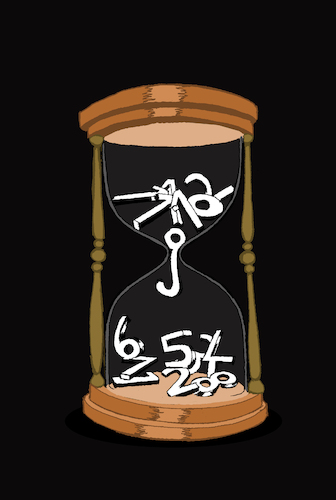 Cartoon: Sand Clock... (medium) by berk-olgun tagged sand,clock