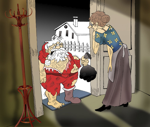 Cartoon: Santa Claus... (medium) by berk-olgun tagged claus,santa