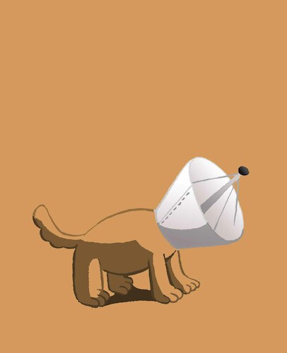 Cartoon: Satellite Dish... (medium) by berk-olgun tagged satellite,dish