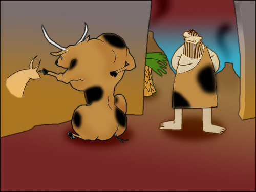Cartoon: SELF-PORTRAIT.. (medium) by berk-olgun tagged portrait