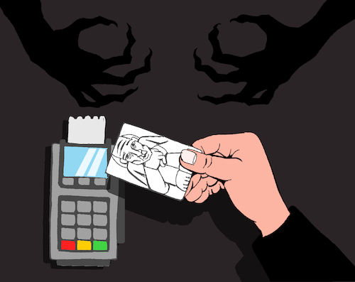Cartoon: Sell Your Soul... (medium) by berk-olgun tagged sell,your,soul